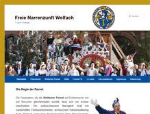 Tablet Screenshot of narro-wolfach.de